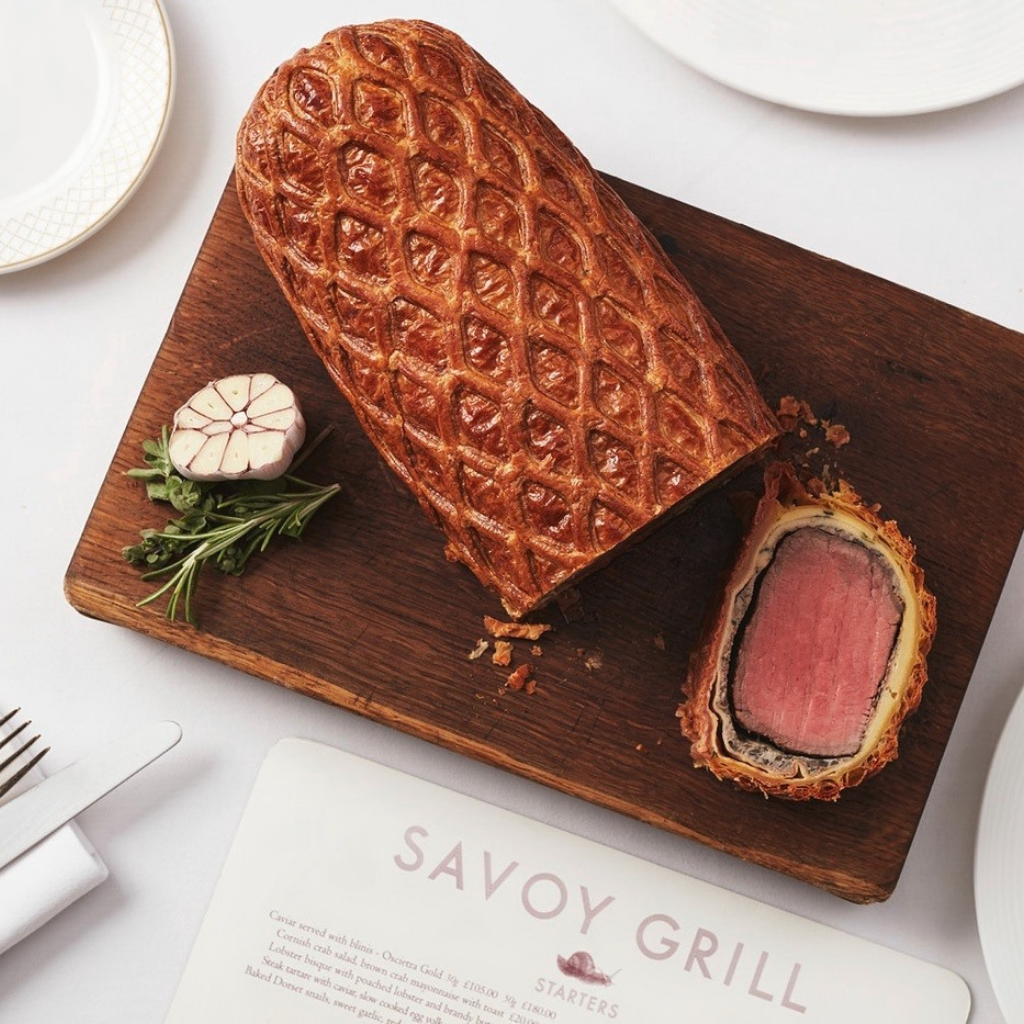 Christmas Day Dining - Savoy Grill beef wellington