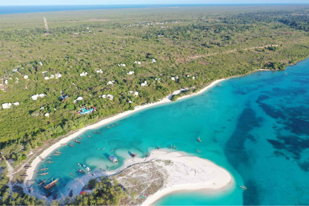 Tanzania - Kilindi Zanzibar from above