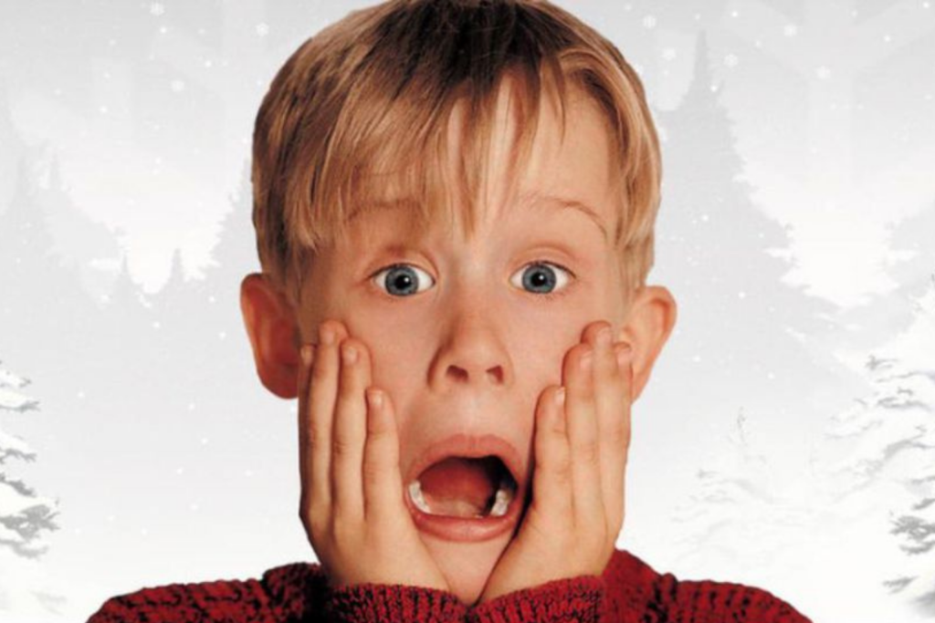 Home Alone - Kevin pulling his classic screaming face