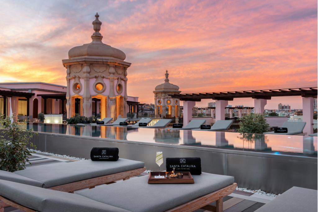 Sunset view from Santa Catalina, a Royal Hideaway Hotel, Las Palmas