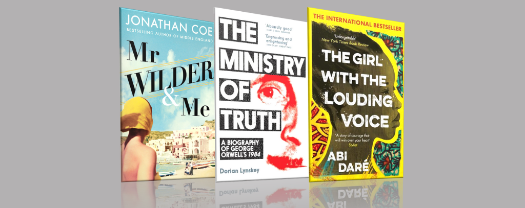 Mr Wilder & Me, The Ministry of Truth & The Girl with the Louding Voice book covers