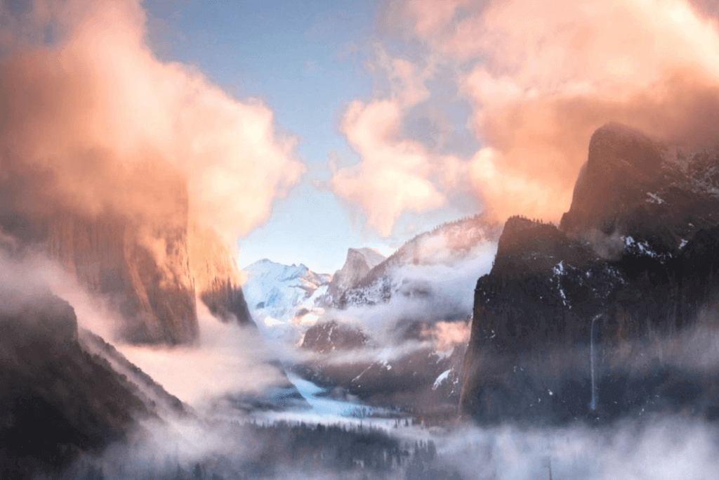 Yosemite Valley at sunrise