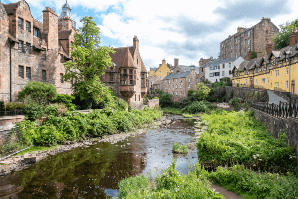 Dean Village in Edinburgh